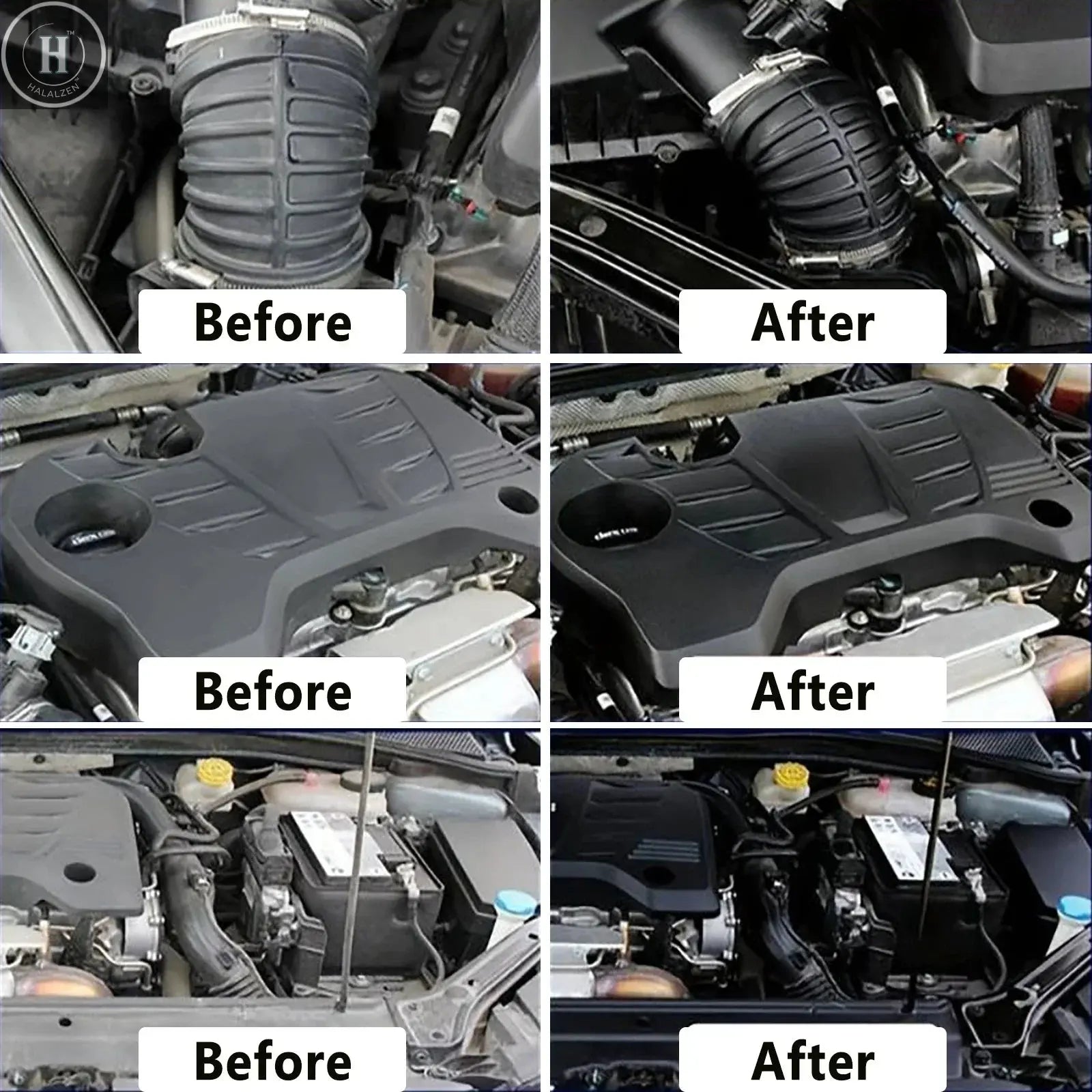 Car Engine Compartment Cleaner Remove Engine Dust Stains Automotive Machine Cleaning Car Interior Machinery Refurbishment HALALZEN