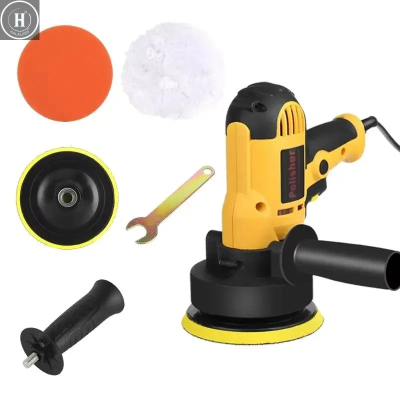 220V Electric Car Polisher Machine 3700rpm Adjustable Speed Car Polishing Machine Auto Sanding Waxing Tools Car Accessories HALALZEN