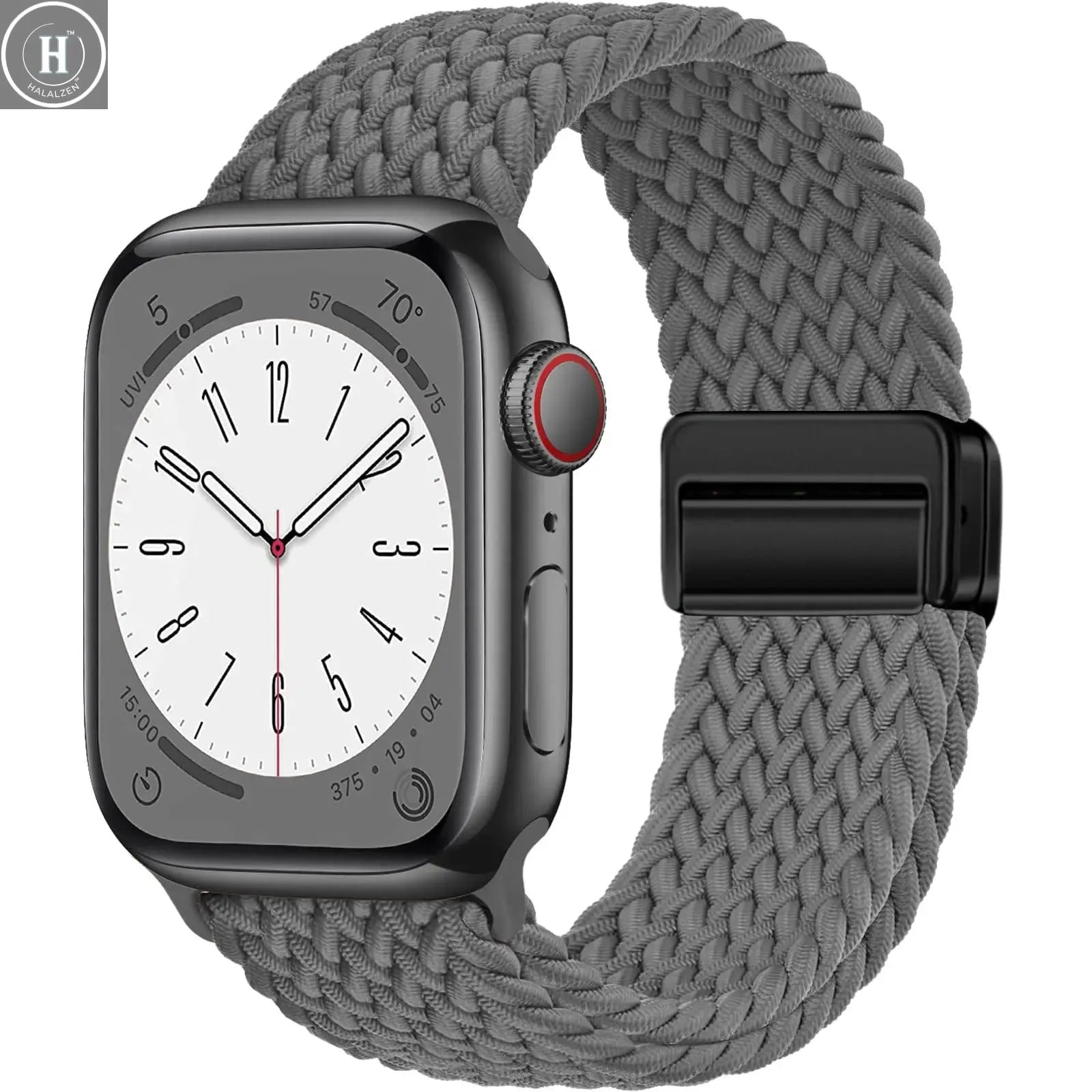 Braided Strap For Apple Watch Bands 40mm 45mm 41mm 44mm 42/46mm 49mm magnetic Bracelet iWatch series se 7 5 6 8 9 10 11 Ultra3 2 HALALZEN