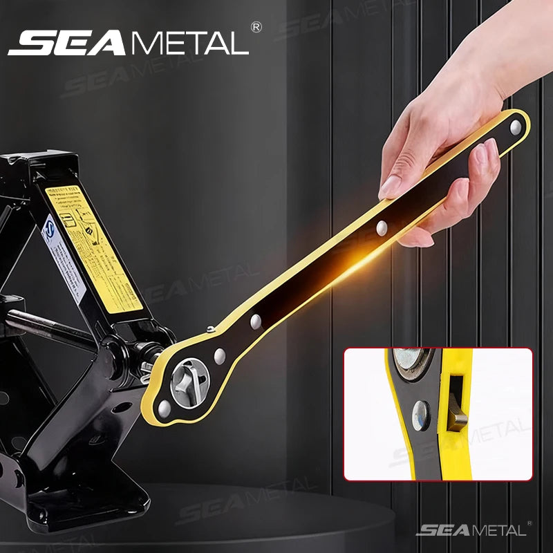 SEAMETAL Car Universal Crank Handle Car Jack Handle Lever Labor-saving Wrench Tool with CAR Tools for Car Mounted Accessories