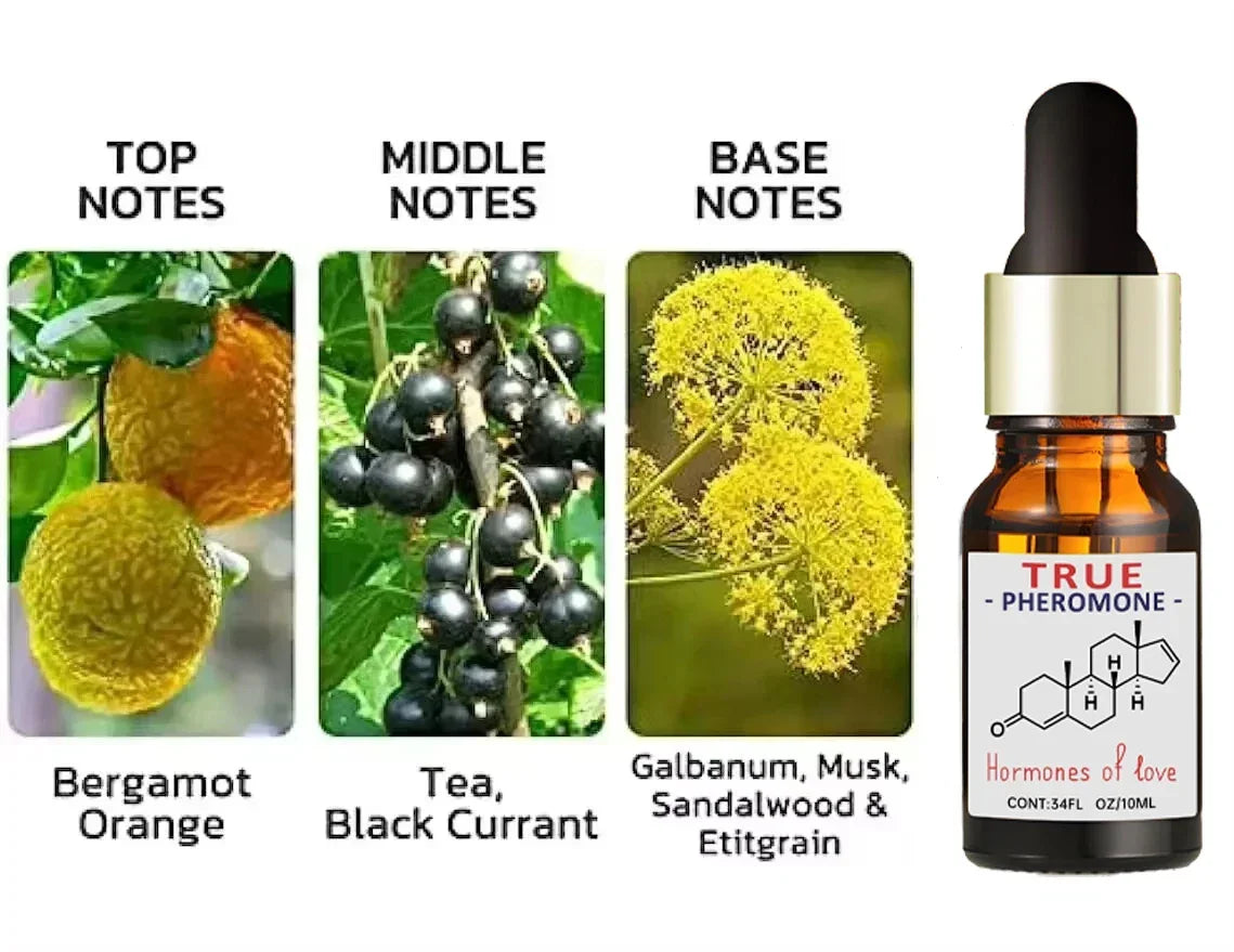 Pheromones attract the opposite sex, long-lasting essential oil suitable for business social events and date nights
