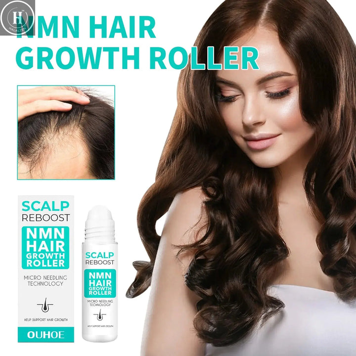 Dense Hair Ball Essence Thick Hair Root Strong Hairline Firm Hair Prevent Hair Loss Hair Care Serum Oil Hair Growth Roller HALALZEN