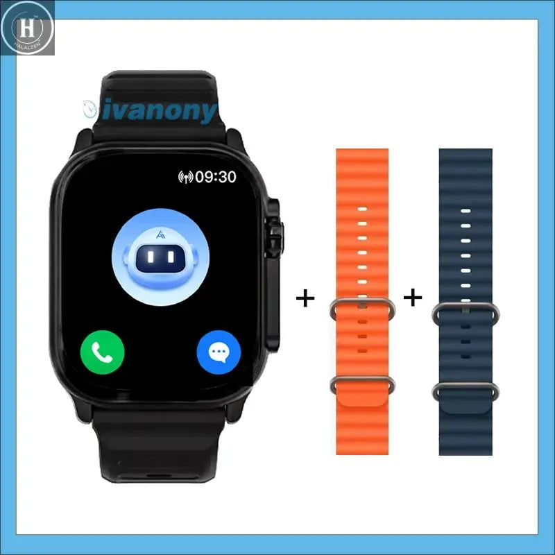 Smart Watch HK11 Ultra3 Schedule Reminder Support TWS Earphone Connect Network Sharing AI Robot Offline Voice Wake up Smartwatch HALALZEN