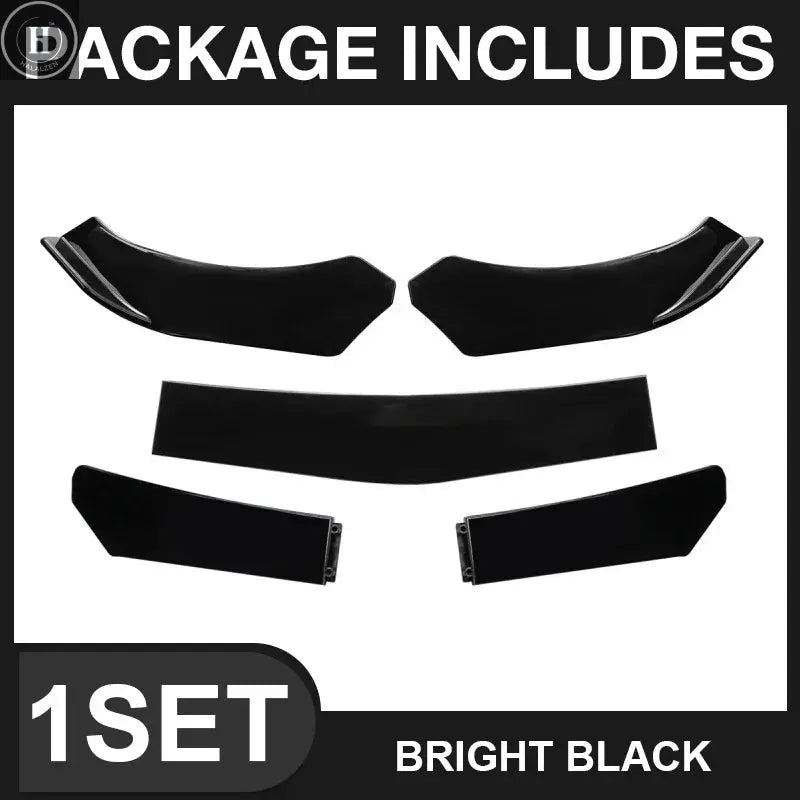 Hot Sell 5pcs Upgraded Front Bumper Shovel with Stepped Design High-Quality ABS Material Car Accsesories Accessory HALALZEN