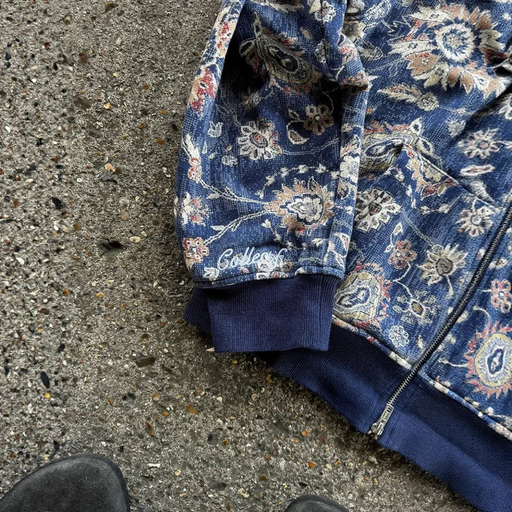 Women's Hoodies Y2k Clothes Tops 2025 Printed Ins Street American Retro Zipper Hooded Sweatshirt For Men And Women's Y2k Jacket