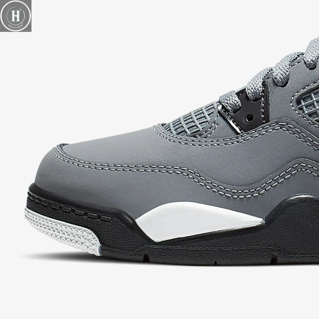 Nike genuine AIR JORDAN 4 RETRO (PS) replica children's sports shoes BQ7669-007 HALALZEN