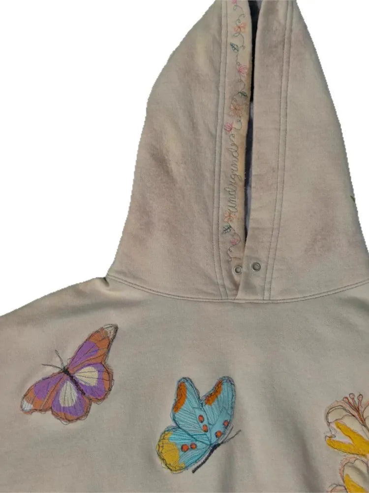 Street Hoodies Casual Female Sweatshirt Fashion Hoodie Embroidery Oversize Loose New Sweatshirts Autumn Clothing Sweatshirts