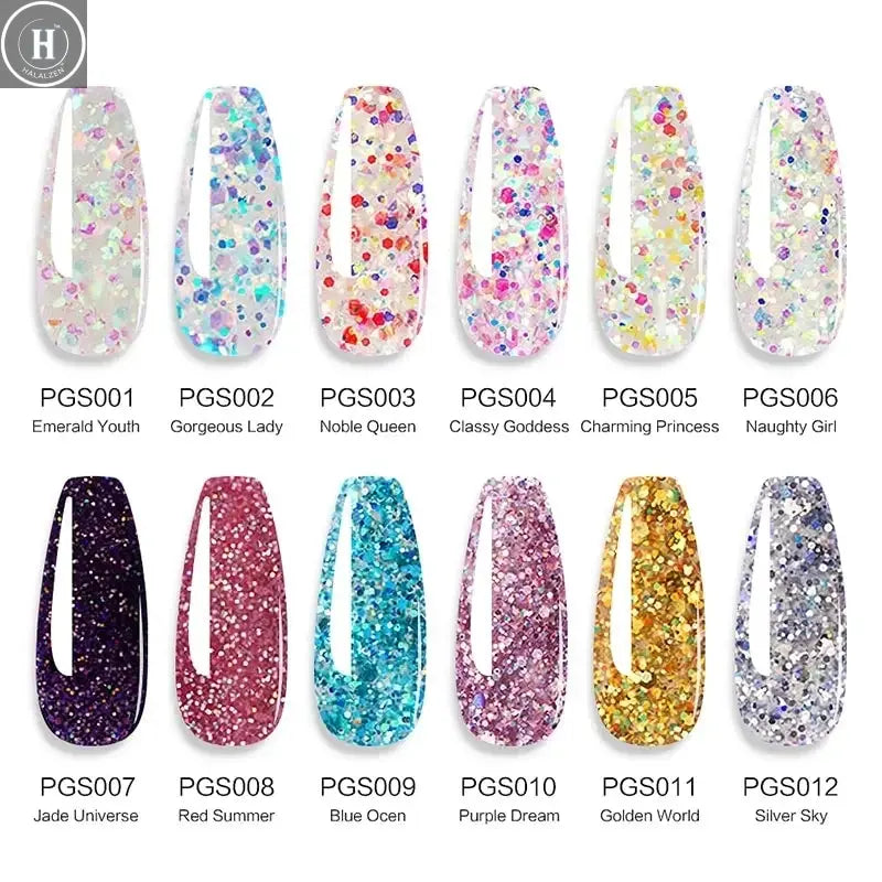 15ml Poly Extension Nail Gel For Nail Art Manicure Design 24Colors UV Varnishes Semi Permanent Builder Nail Gel Polish HALALZEN
