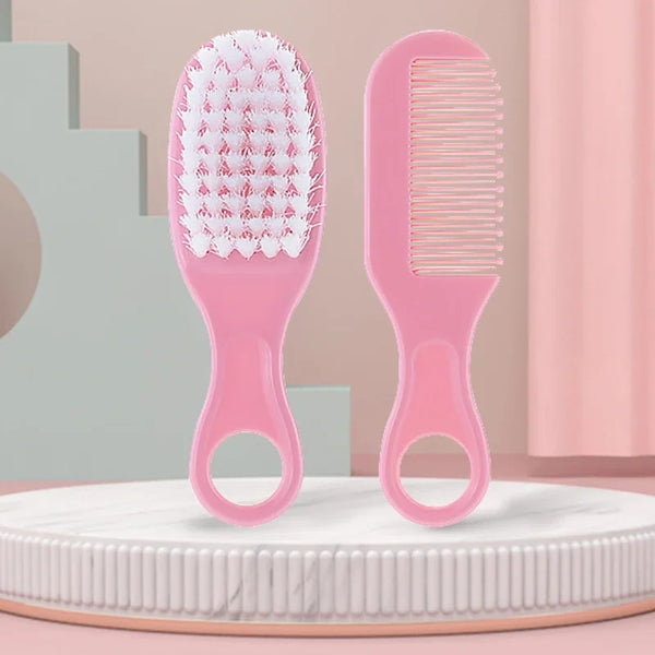 1/2pcs Baby Hairbrush Comb Newborn Infant Toddlers Soft Hair Brush