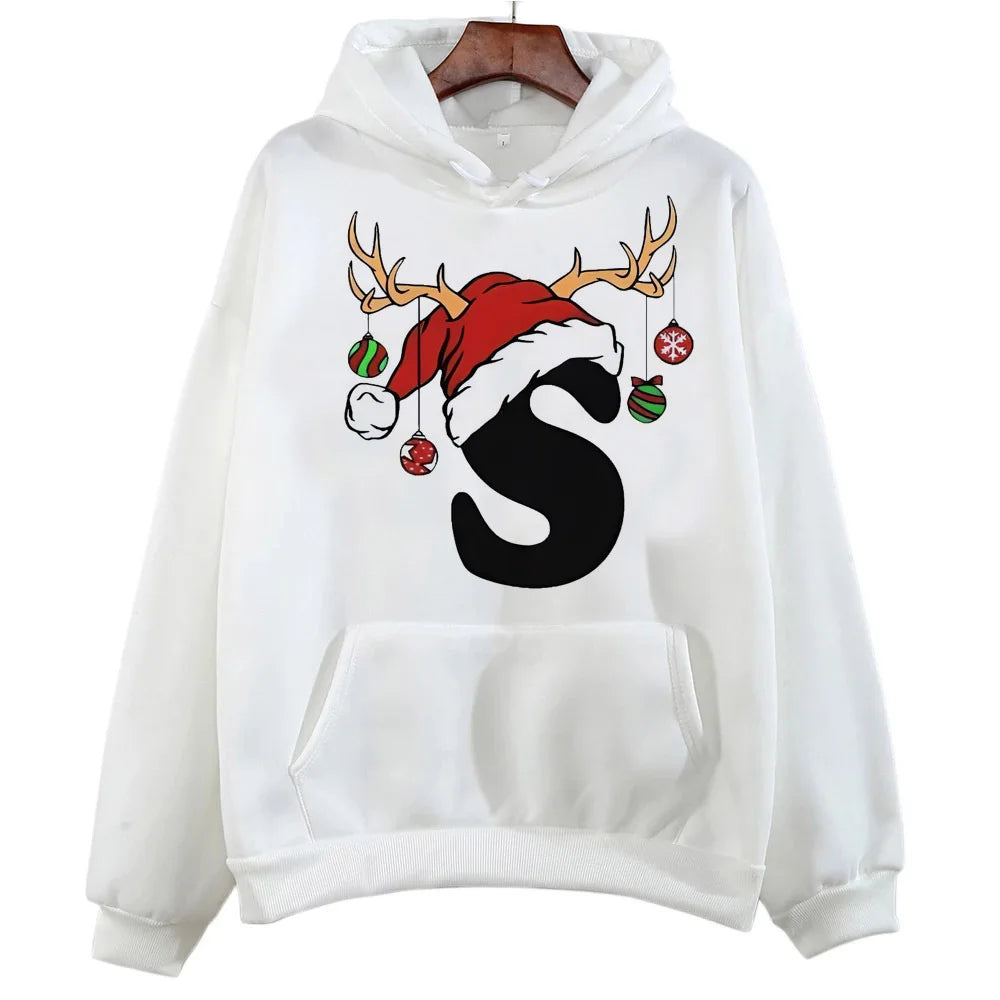 Christmas hoodie Y2K anime soft fabric winter female tracksuits comfortable printed design pattern