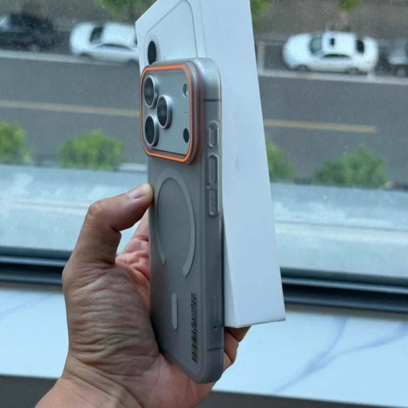 Luxury Matte Translucent Barcode Magnetic Case For iPhone 17 Air 16 15 14 13 12 11 Pro Max XR XS Plus MagSafe Charge Slim Cover