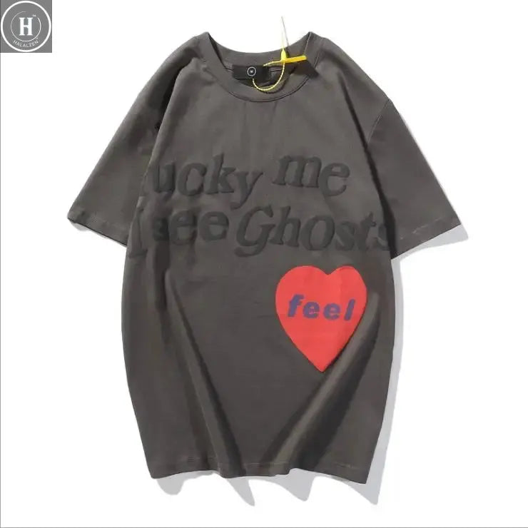 Kanye West Hoodies Jacket Men Graffiti Lucky Me I See Ghosts Sweatshirt Harajuku Fleece Street HipHop Pullover Bone Loose Hoodie HALALZEN