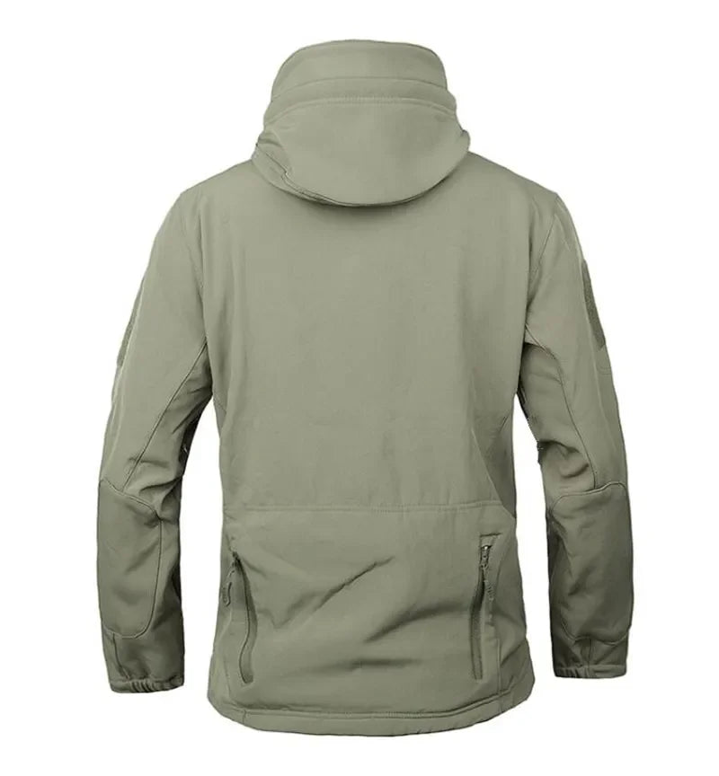 2024 new Waterproof Jacket Men's jacket Outdoor Soft Shell Fleece Women's Windproof Waterproof Breathable Thermal Hooded