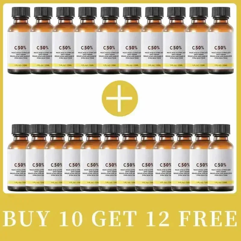 With Malic Acid And Citric Acid For Face Facial Peel 40% Peeling Serum Peeling Serum Chemical Peel Whitening Nourishing Essence HALALZEN