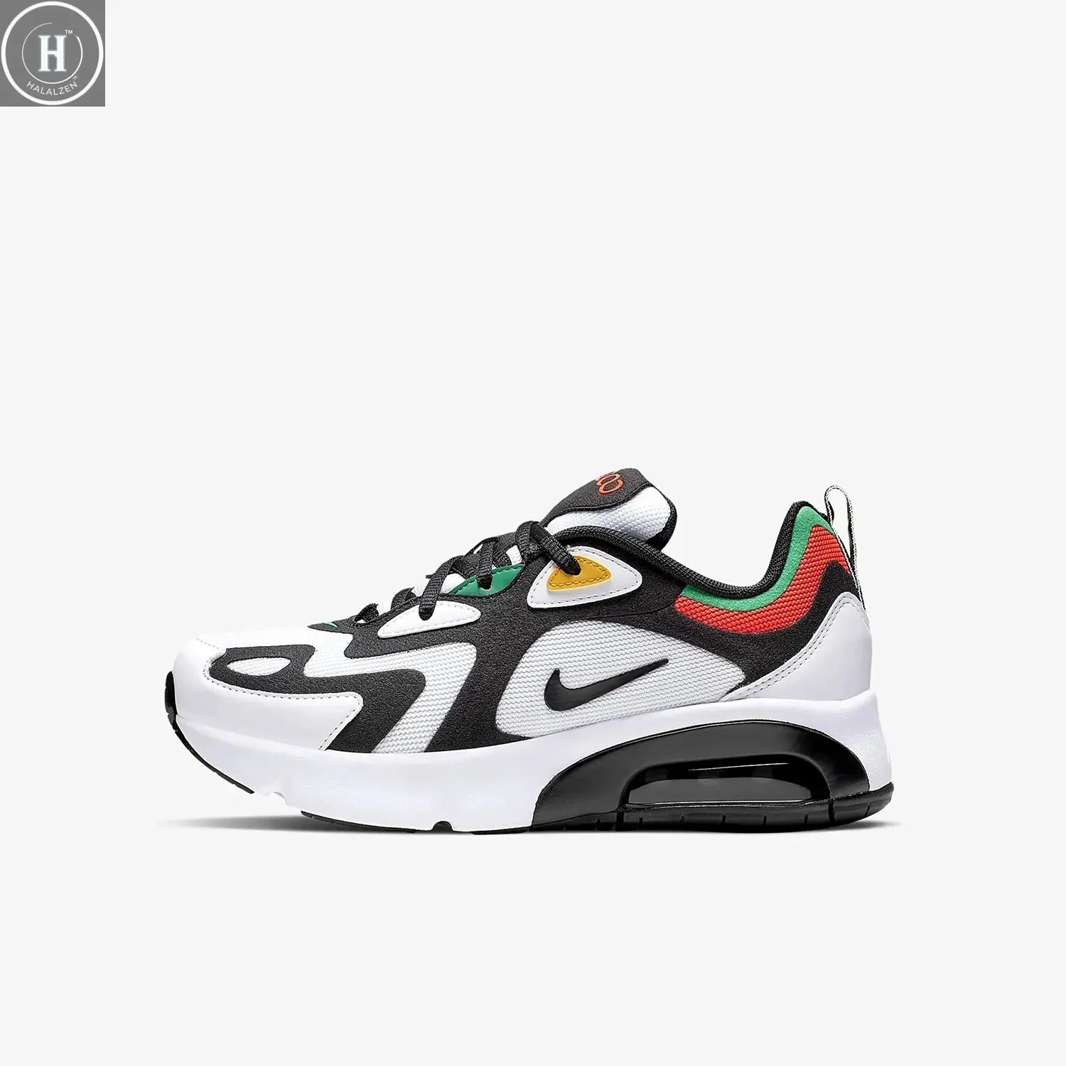 Nike Authentic New Season AIR MAX 200 (GS) Big Kids' Cushioned Sports Shoes AT5627-100 HALALZEN
