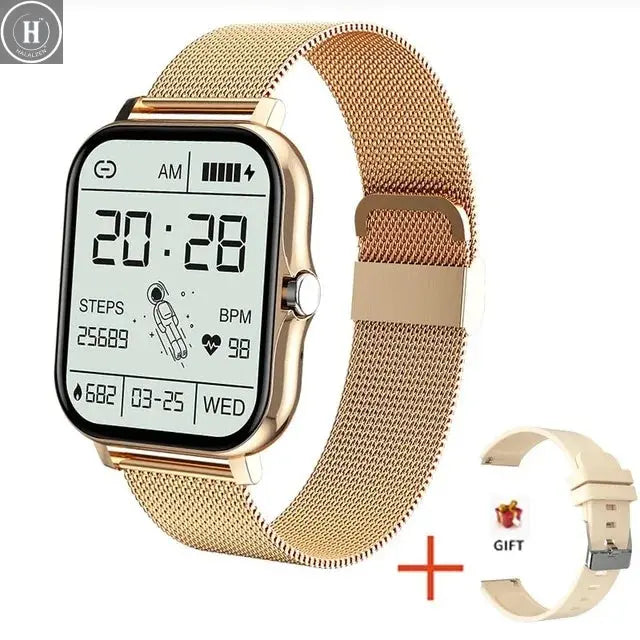 Sport Smart Watch Fitness Clock Health Monitor Waterproof Smartwatch Bluetooth Call Watches for Men Women IOS Android Phone 2025 HALALZEN