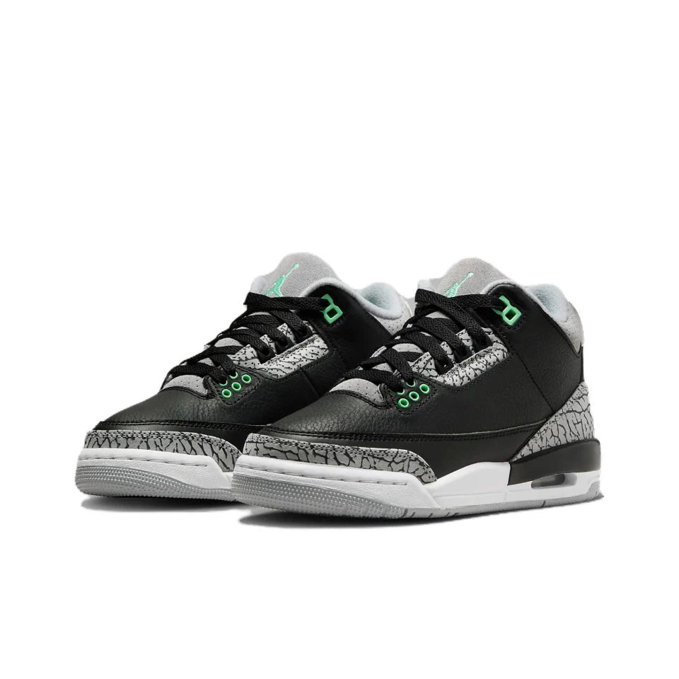 Original Air Jordan 3 “White Cement" GS Size For Women Classic Casual Retro Basketball Sneakers