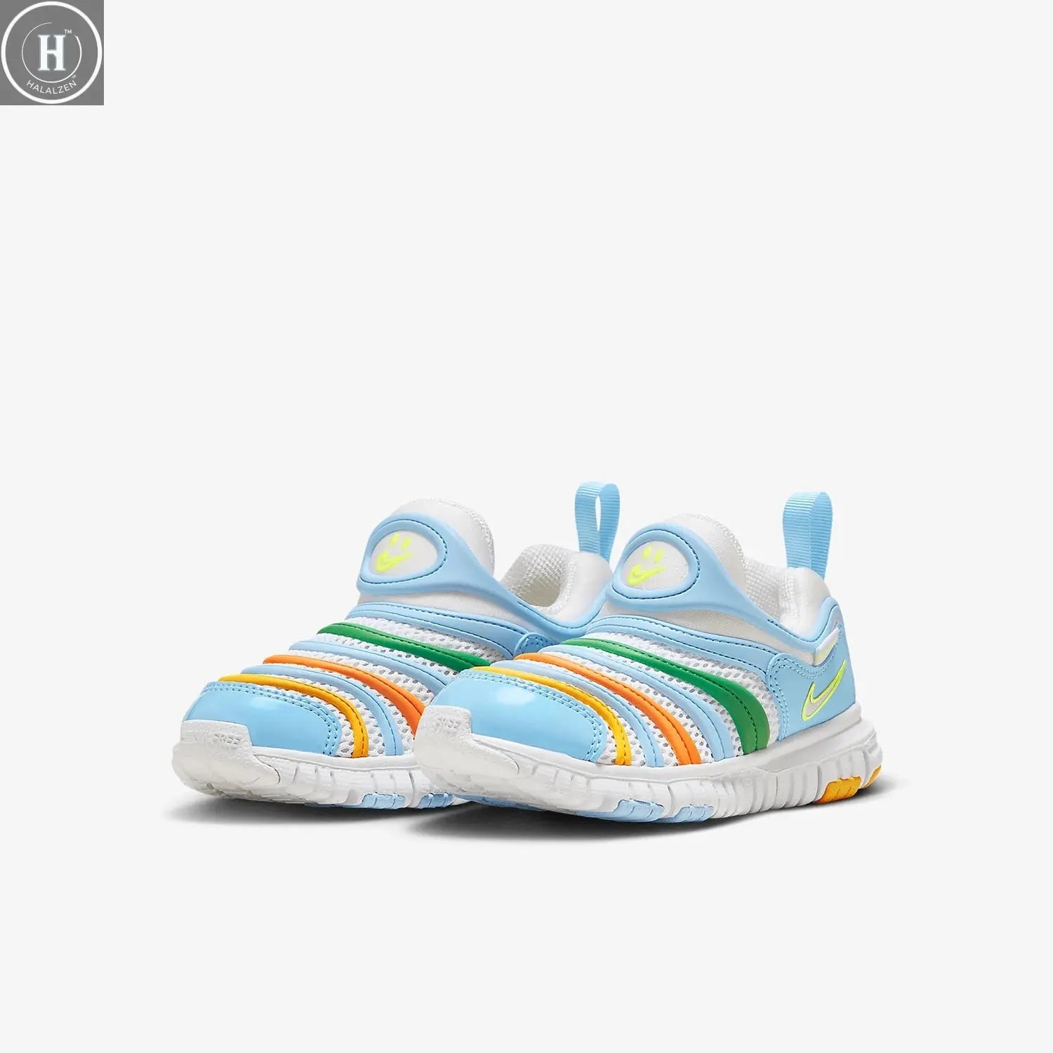 Nike Authentic Dynamo Free BR PS Small Kids' Large Mesh Sports Shoes HF5749-101 HALALZEN