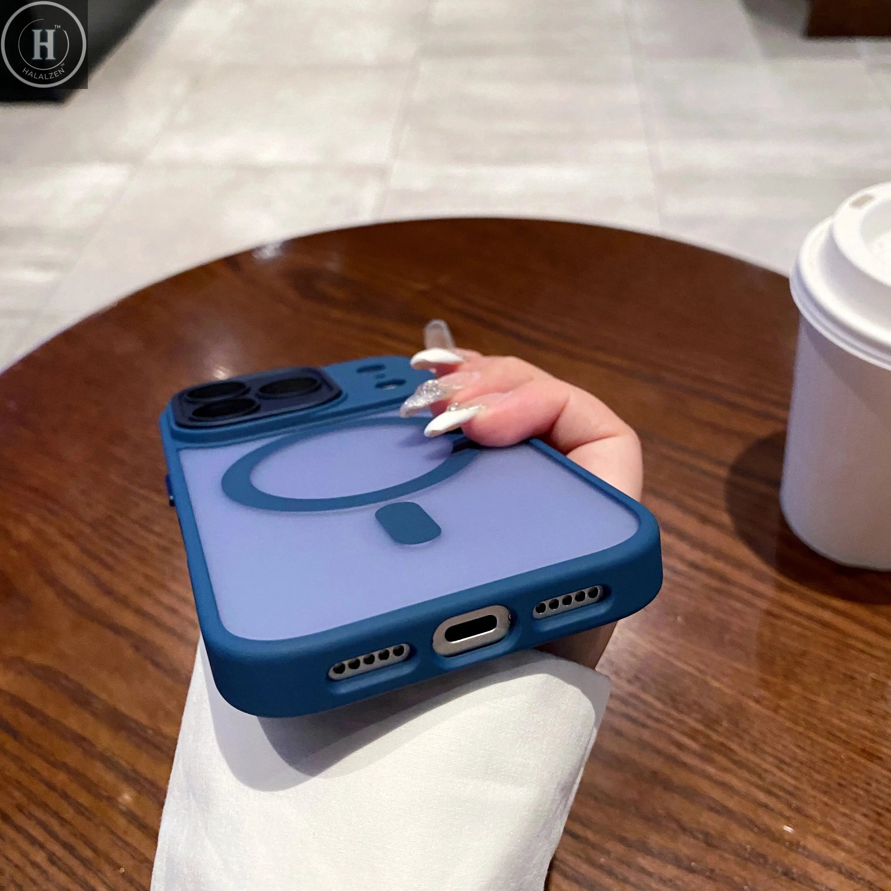 Luxury Matte Magnetic Wireless Charge Case For iPhone 17 Pro Max 17 Air 17 Pro 17 Lens Glass Film Clear Hard Bumper Back Cover Halalzen UK