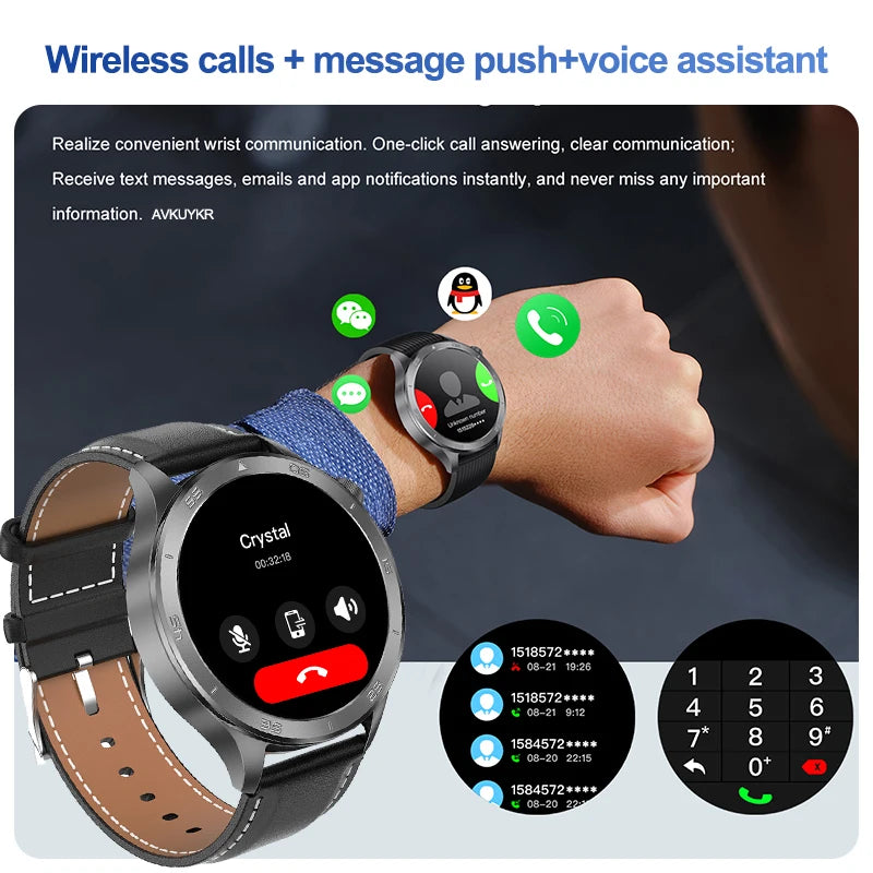 2025 New For OPPO Watch X2 GPS Smart Watch Men Bluetooth Talk Heart Rate Sports Fitness Tracker IP68 Waterproof Smartwatch Man