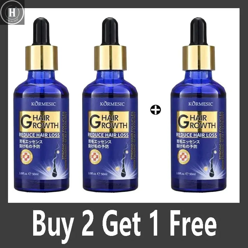 Hair Growth Serum Anti Loss Regrowth Hair Growth Oil Prevent Baldness Repair Damage Scalp Massage Moisturizing Nourish Hair Care HALALZEN