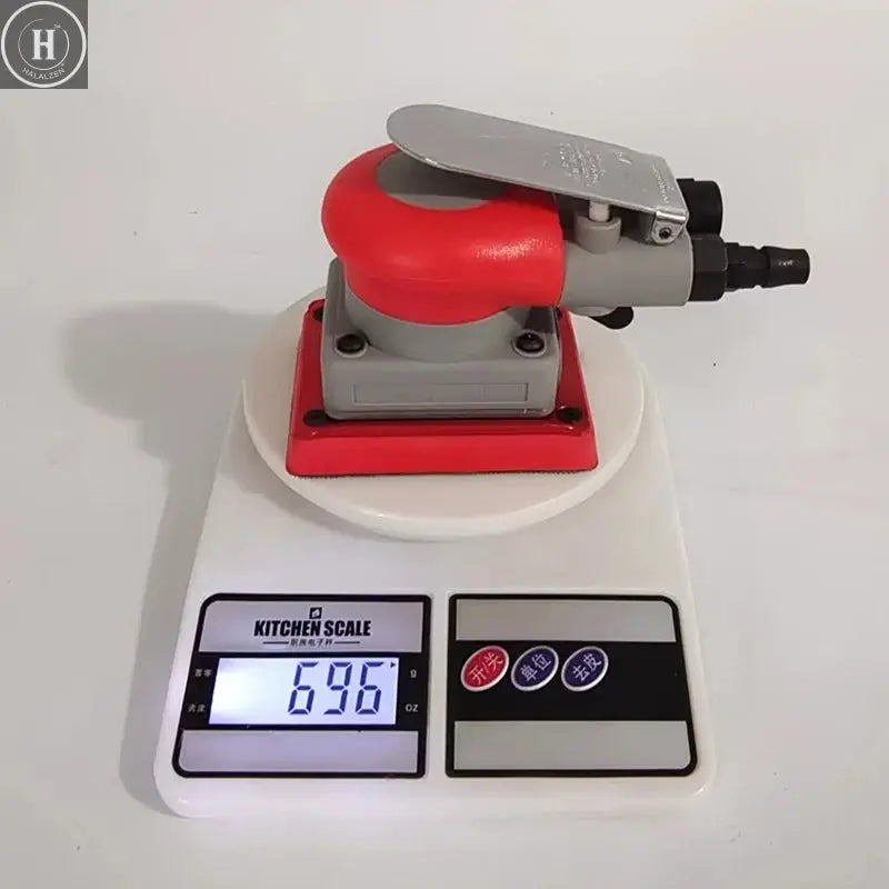 Pneumatic Grinding Machine 70x100mm Small Square Dry Grinding Head Vibrating Car Paint Surface Polishing Sandpaper Machine HALALZEN