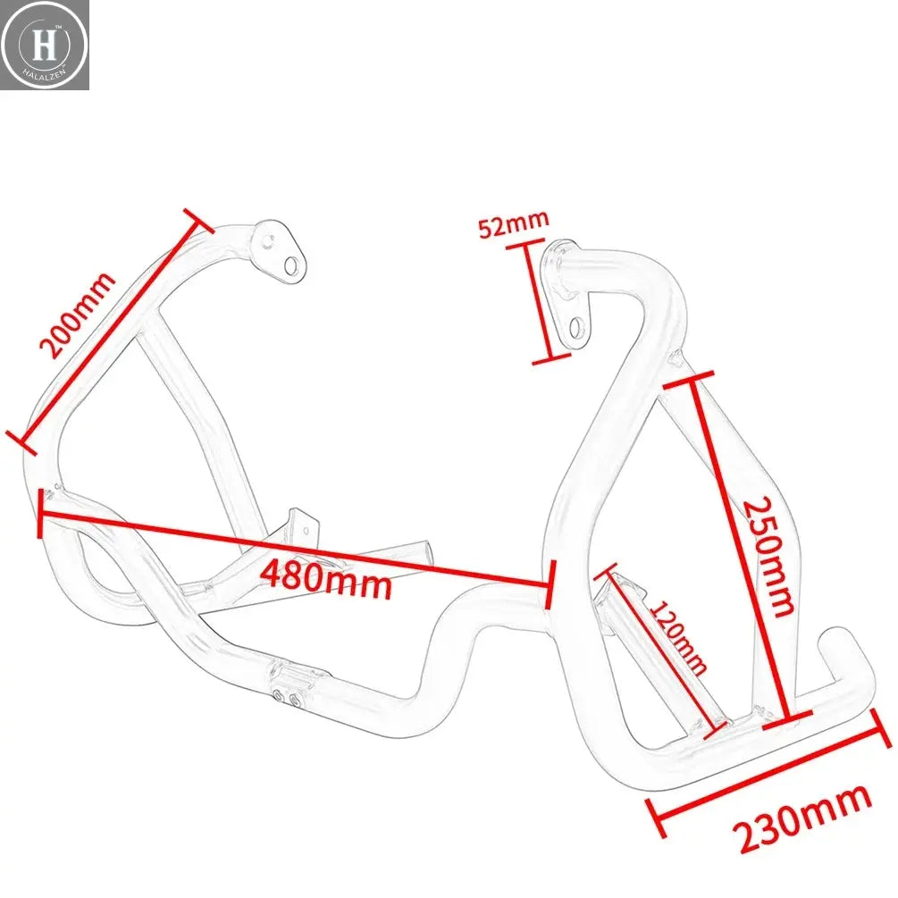 For Tiger 900 GT Rally Pro 2020 2021 2022 2023 Motorcycle Crash Bar Engine Guard Stung Cage Bumper Protector Accessories HALALZEN