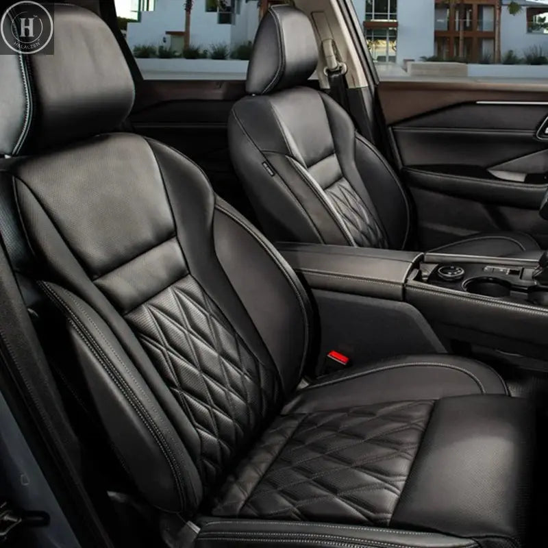 Custom Fit Car Accessories Seat Covers 5 Seat 7 Seat Leather for Nissan Series Sunny Sentra Armada Rogue Qashqai for TOYOTA HALALZEN