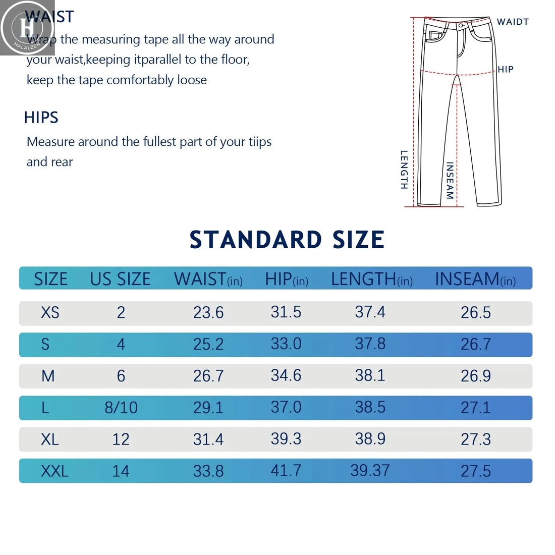 Women's high-waist jeans, black-gray with rhinestone back pockets, high-waist slightly flared jeans, suitable for campus, work, Halalzen UK