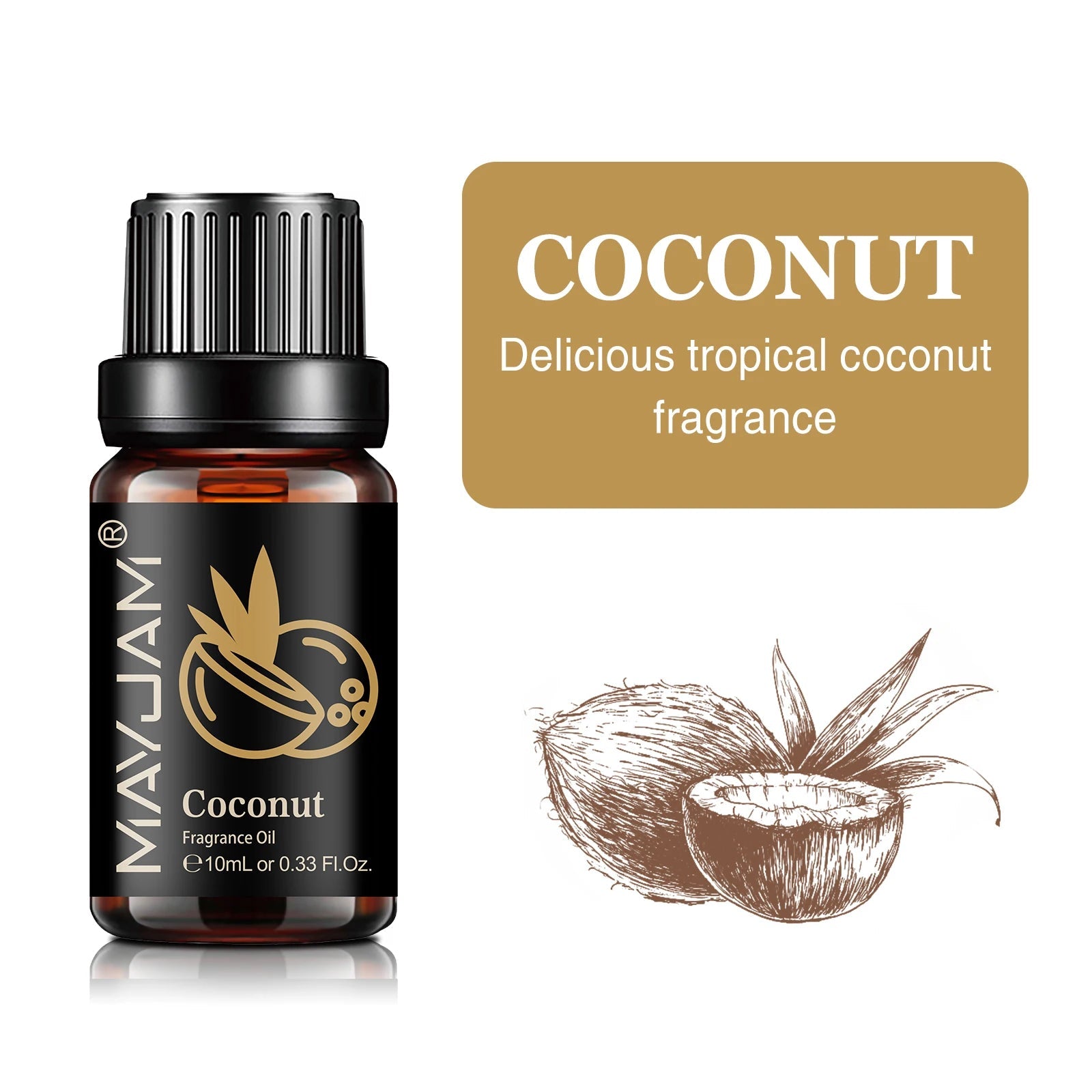 MAYJAM Coconut Oil For Diffuser Burner Strawberry Lemon Mango Pineapple Banana Watermelon Fruit Fragrance Oil HALALZEN