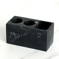 Marble Pattern Resin Toothbrush Rack