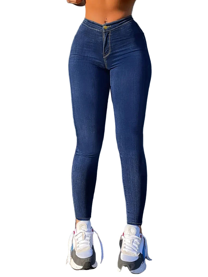 Women Stretch Slim Jeans Fashion Casual Skinny Denim Pants