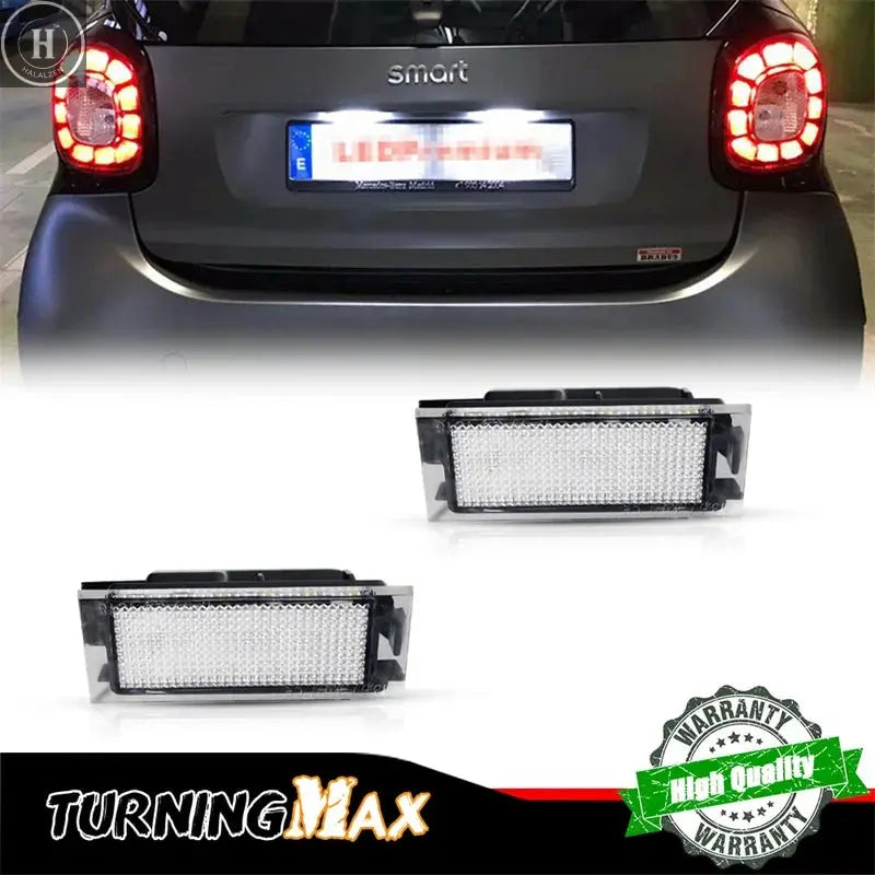 Car LED License Plate Lights For Renault Clio MK 3 4 Espace Duster Laguna Logan Master Megane MK 2 3 Trafic Twingo Twizy Wind HALALZEN