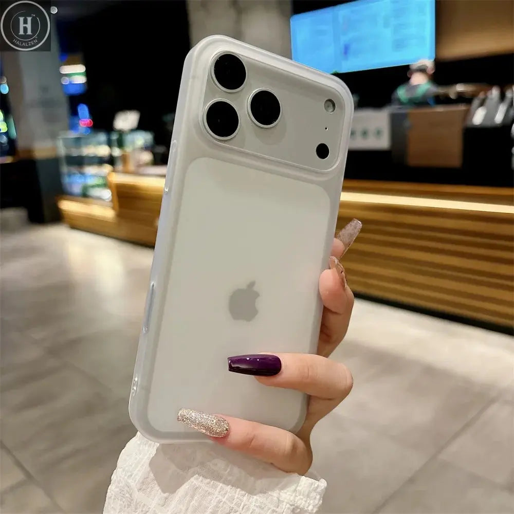 Luxury Translucent Matte Slim Phone Case For iPhone 17 17 Pro Max 17 Pro Shockproof Armor Frosted Ultra Thin Protection Cover Halalzen UK