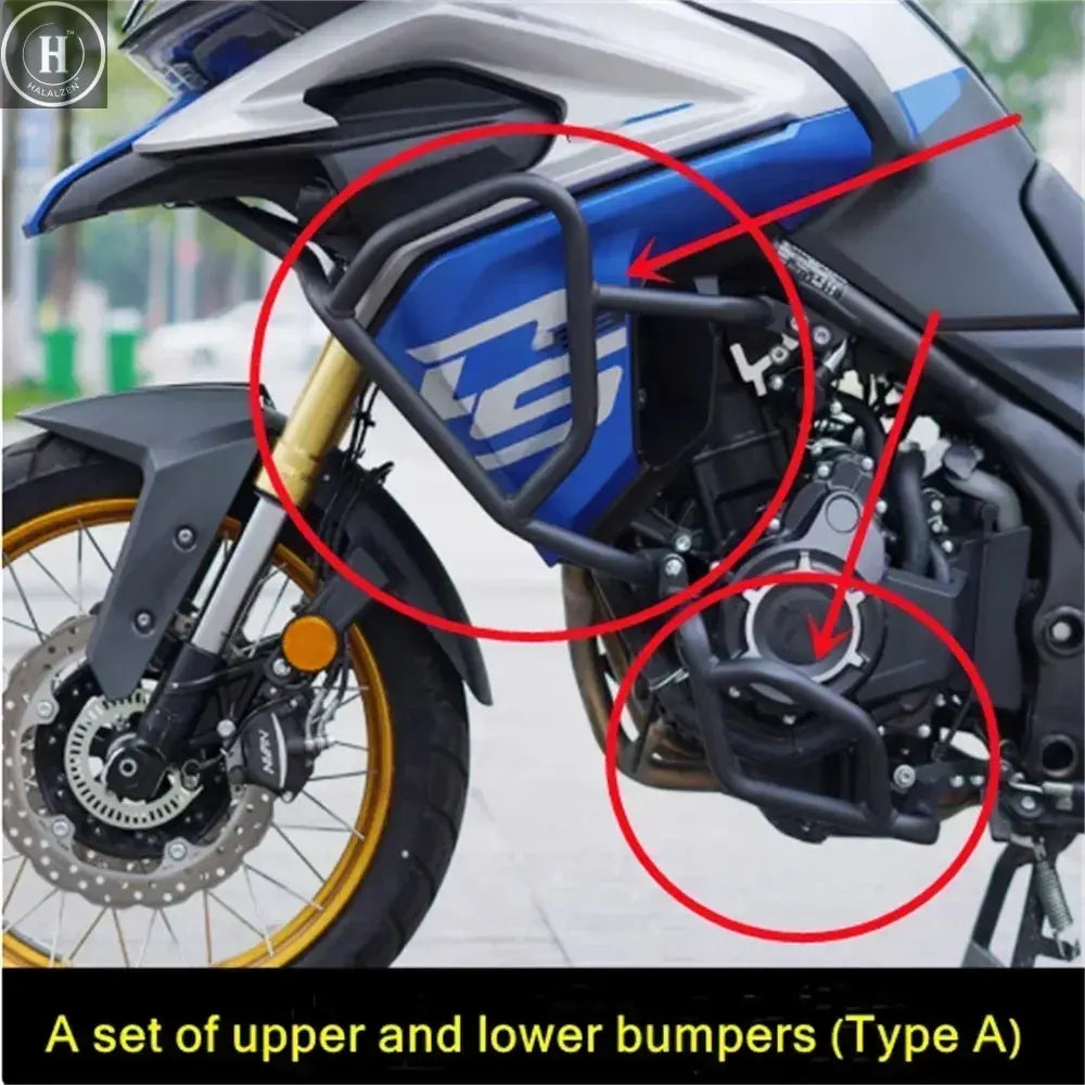 For VOGE DS525X bumper upper and lower bumpers  motorcycle modification accessories HALALZEN