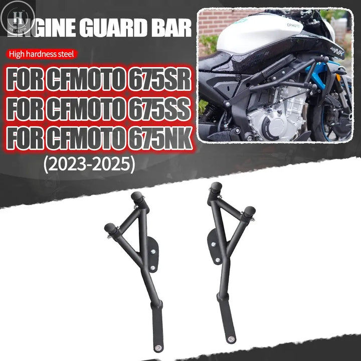 For CFMOTO 675SR 675SR-R 675SS 675NK 675 NK 675 SR SS  Motorcycle Highway Bumper Engine Guard Crash Bars Protector Accessories HALALZEN