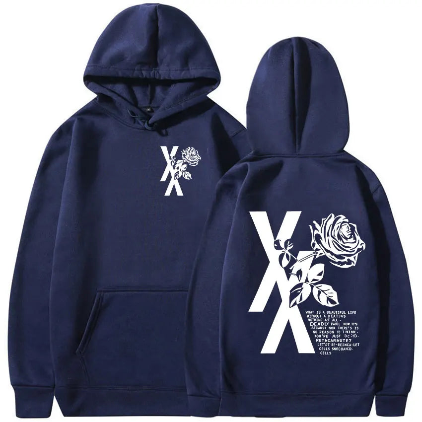 Rapper Mgk Lost Tour Print Hoodie Men Women Casual Autumn/Winter Fashion Sweatshirt Fleece Clothing Oversized Retro Hooded