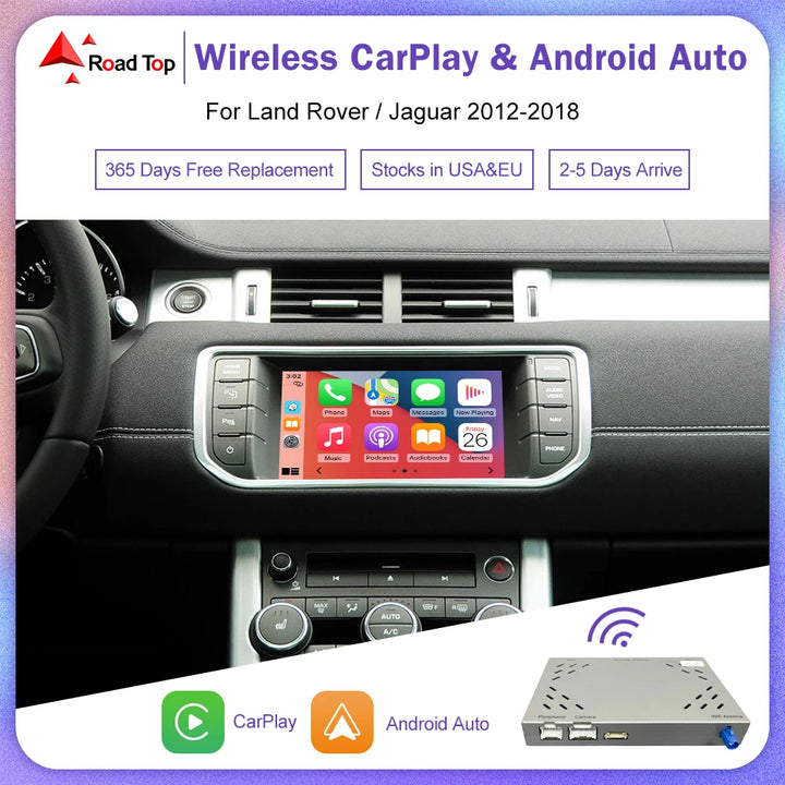 Android Auto Wireless Carplay For Land Rover/Jaguar/Range Rover/Evoque/Discovery 2012-2018 Multimedia Navigation Car Player