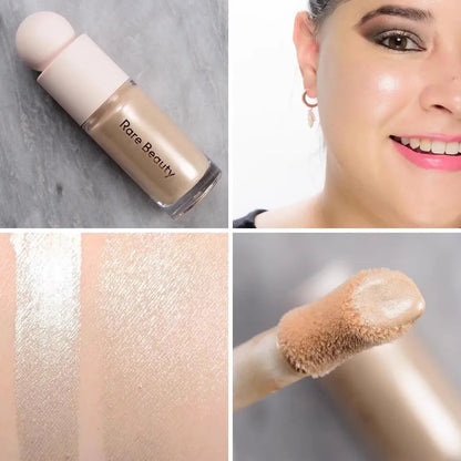 Rare Beauty Liquid Blush Highlighter Contour High Glossy Finish Luminizer Makeup Gel Face Body Brighten Glitter Natural Contour