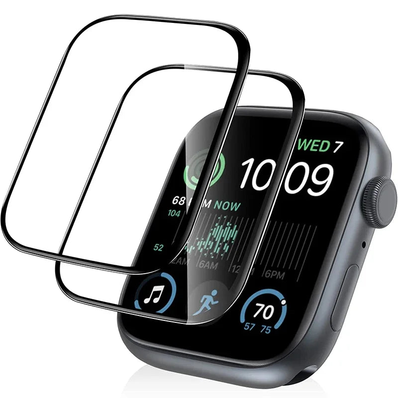 Full Curved Screen Protector For Apple Watch Ultra 3 49MM Not Glass Protective For Iwatch Series 10 11 9 8 7 6 5 SE 46MM 41 45MM
