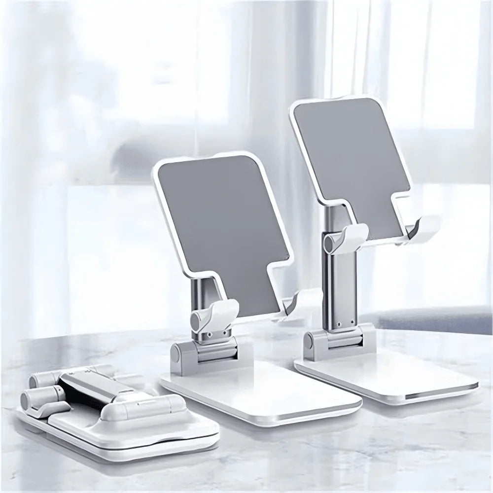 Adjustable Phone Stand for Desk – Foldable & Portable Holder for iPhone 16 15 14 13 12 & Android Great Gift for Family & Friends