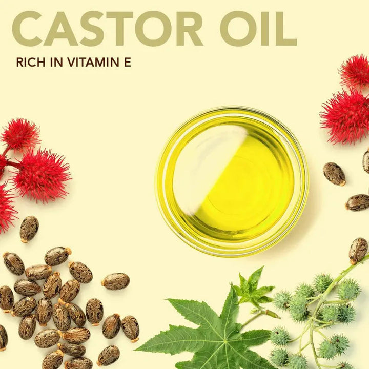 100% Pure Castor Oil  Essential Oil Carrier Oil Aromatherapy Massage Promoting Hair Growth DIY Skin Care Raw Material HALALZEN