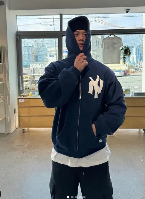 Y2K street clothing letter pattern hoodies