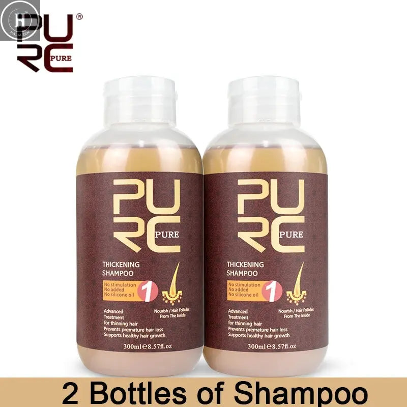 PURC Ginger Shampoo Hair Loss Treatments Nourish Smoothing Thickening Scalp Hair Care Products 600ml HALALZEN