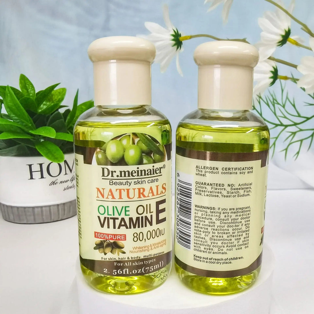 NEW Vitamin E Face Essence Oil Morning & Night Shrink Pores Korean Brightening Skin Care Essence 75ml HALALZEN