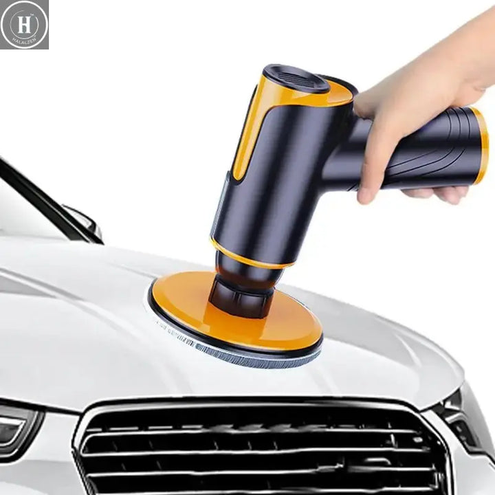 Cordless Car Polisher 4000mAh Buffer Polishing Machine 2 Speed Adjustable Mini Electric Wireless Polisher Auto Waxing Polishing HALALZEN