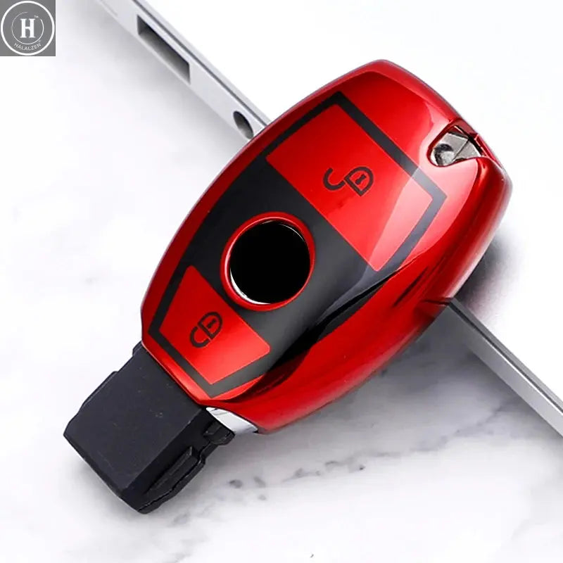 2/3 Buttons For Mercedes Benz A B G R Class GLA GLK W176 W204 W251 W463 Soft TPU Car Remote Key Case Cover Fob Accessories HALALZEN