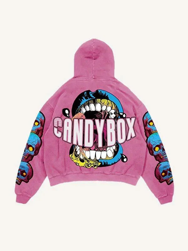 Oversize 3D Graphic Hoodie Streetwear Polyester Unisex S-6XL Black Trendy Y2K Fashion HipHop Clothing Plus Size
