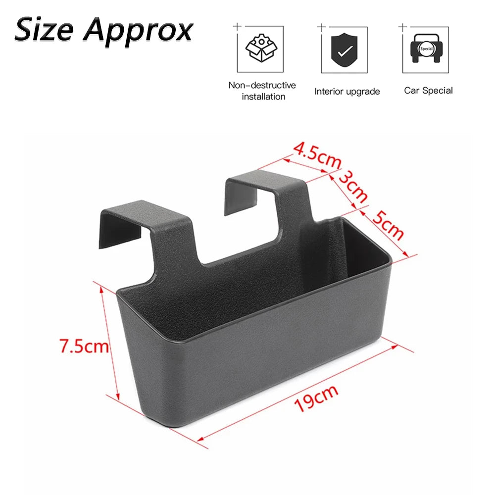 Center Console Hanging Armrest Storage Box Organizer Tray for Jeep Wrangler JK 2011-2017 Car Interior Accessory Stowing Tidying