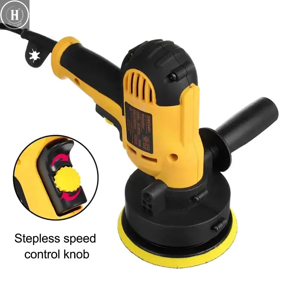 220V Electric Car Polisher Machine 3700rpm Adjustable Speed Car Polishing Machine Auto Sanding Waxing Tools Car Accessories HALALZEN